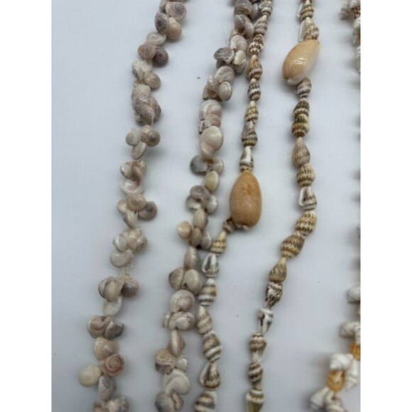 Beautiful Vintage Shell Necklaces, handmade necklace lot, long necklaces - Picture 3 of 5